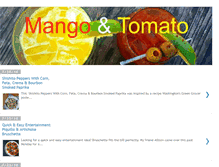 Tablet Screenshot of mangotomato.com